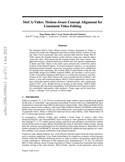 MoCA-Video: Motion-Aware Concept Alignment for Consistent Video Editing