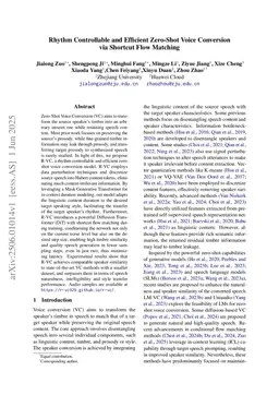 Rhythm Controllable and Efficient Zero-Shot Voice Conversion via Shortcut Flow Matching