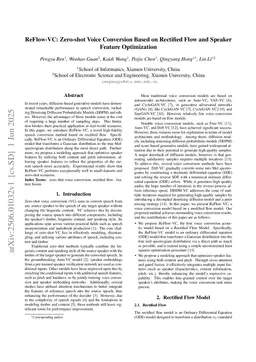 ReFlow-VC: Zero-shot Voice Conversion Based on Rectified Flow and Speaker Feature Optimization