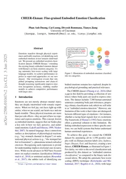 CHEER-Ekman: Fine-grained Embodied Emotion Classification