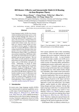 IRT-Router: Effective and Interpretable Multi-LLM Routing via Item Response Theory