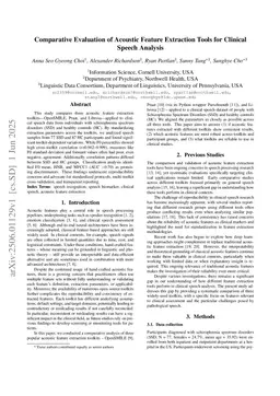Comparative Evaluation of Acoustic Feature Extraction Tools for Clinical Speech Analysis