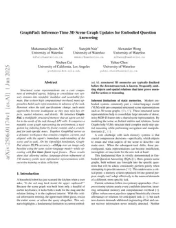 GraphPad: Inference-Time 3D Scene Graph Updates for Embodied Question Answering