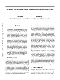 On the Hardness of Approximating Distributions with Tractable Probabilistic Models