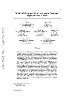 MoRA: Mobility as the Backbone for Geospatial Representation Learning at Scale