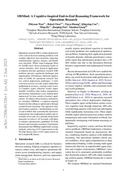 ORMind: A Cognitive-Inspired End-to-End Reasoning Framework for Operations Research