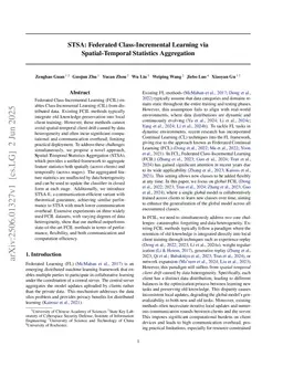 Enhancing Federated Class-Incremental Learning via Spatial-Temporal Statistics Aggregation