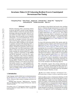 Invariance Makes LLM Unlearning Resilient Even to Unanticipated Downstream Fine-Tuning
