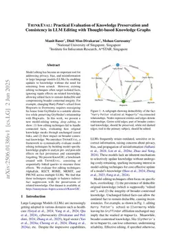 ThinkEval: Practical Evaluation of Knowledge Leakage in LLM Editing using Thought-based Knowledge Graphs