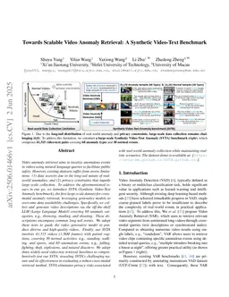 Towards Scalable Video Anomaly Retrieval: A Synthetic Video-Text Benchmark
