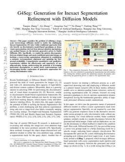 G4Seg: Generation for Inexact Segmentation Refinement with Diffusion Models