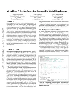VirnyFlow: A Design Space for Responsible Model Development