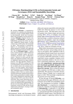 ESGenius: Benchmarking LLMs on Environmental, Social, and Governance (ESG) and Sustainability Knowledge