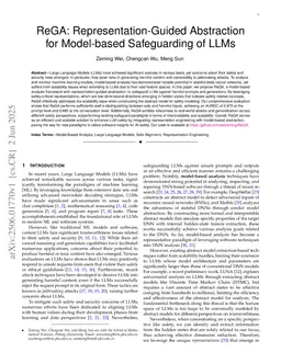 ReGA: Representation-Guided Abstraction for Model-based Safeguarding of LLMs