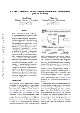 An Iterative Question-Guided Framework for Knowledge Base Question Answering