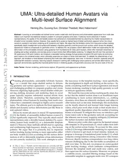 UMA: Ultra-detailed Human Avatars via Multi-level Surface Alignment