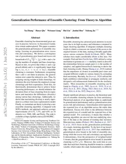 Generalization Performance of Ensemble Clustering: From Theory to Algorithm