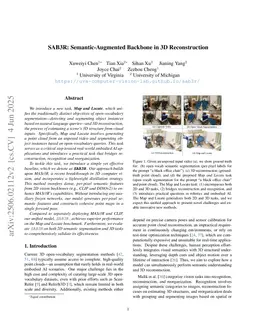 SAB3R: Semantic-Augmented Backbone in 3D Reconstruction