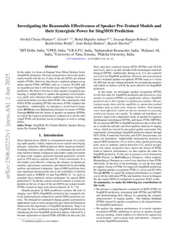 Investigating the Reasonable Effectiveness of Speaker Pre-Trained Models and their Synergistic Power for SingMOS Prediction