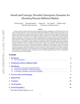 Absorb and Converge: Provable Convergence Guarantee for Absorbing Discrete Diffusion Models