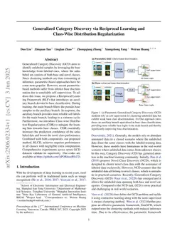 Generalized Category Discovery via Reciprocal Learning and Class-Wise Distribution Regularization