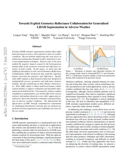 Towards Explicit Geometry-Reflectance Collaboration for Generalized LiDAR Segmentation in Adverse Weather