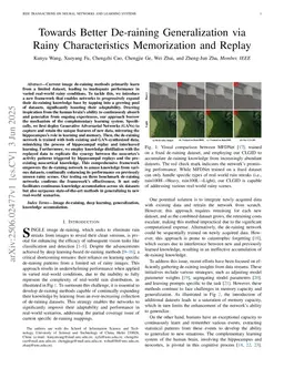 Towards Better De-raining Generalization via Rainy Characteristics Memorization and Replay