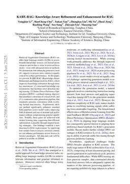 KARE-RAG: Knowledge-Aware Refinement and Enhancement for RAG