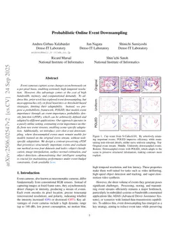 Probabilistic Online Event Downsampling