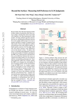 Beyond the Surface: Measuring Self-Preference in LLM Judgments