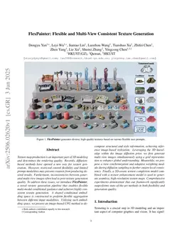 FlexPainter: Flexible and Multi-View Consistent Texture Generation