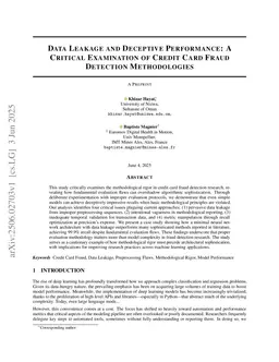Data Leakage and Deceptive Performance: A Critical Examination of Credit Card Fraud Detection Methodologies