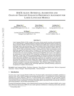 RACE-Align: Retrieval-Augmented and Chain-of-Thought Enhanced Preference Alignment for Large Language Models