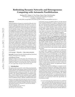 Rethinking Dynamic Networks and Heterogeneous Computing with Automatic Parallelization