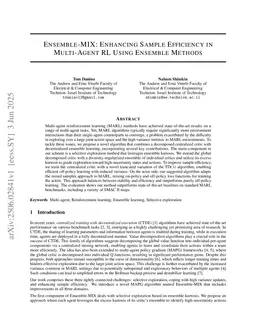 Ensemble-MIX: Enhancing Sample Efficiency in Multi-Agent RL Using Ensemble Methods