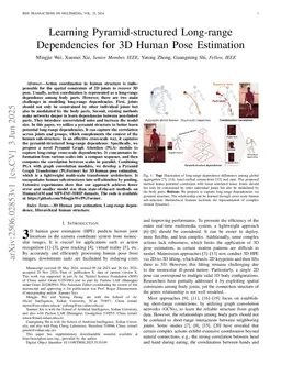 Learning Pyramid-structured Long-range Dependencies for 3D Human Pose Estimation