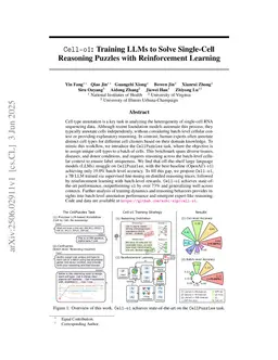 Cell-o1: Training LLMs to Solve Single-Cell Reasoning Puzzles with Reinforcement Learning
