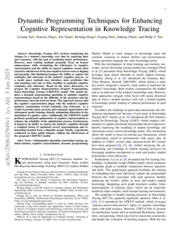 Dynamic Programming Techniques for Enhancing Cognitive Representation in Knowledge Tracing