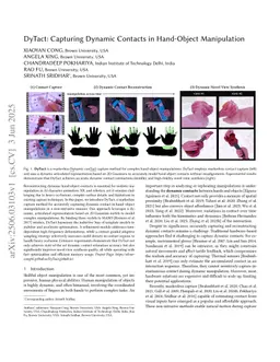 DyTact: Capturing Dynamic Contacts in Hand-Object Manipulation