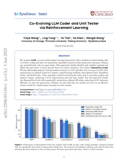 Co-Evolving LLM Coder and Unit Tester via Reinforcement Learning