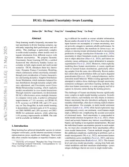 DUAL: Dynamic Uncertainty-Aware Learning