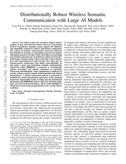 Distributionally Robust Wireless Semantic Communication with Large AI Models