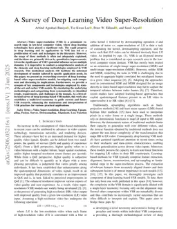 A Survey of Deep Learning Video Super-Resolution