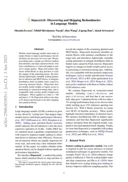 Hopscotch: Discovering and Skipping Redundancies in Language Models