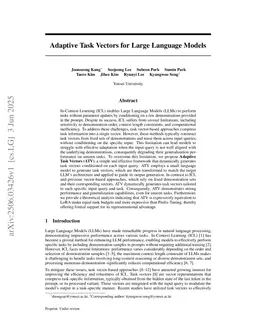 Adaptive Task Vectors for Large Language Models