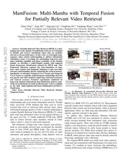 MamFusion: Multi-Mamba with Temporal Fusion for Partially Relevant Video Retrieval