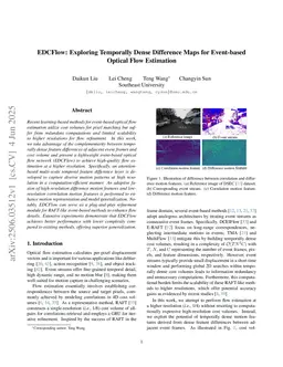 EDCFlow: Exploring Temporally Dense Difference Maps for Event-based Optical Flow Estimation