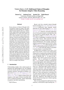 Video-Skill-CoT: Skill-based Chain-of-Thoughts for Domain-Adaptive Video Reasoning