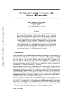 Go-Browse: Training Web Agents with Structured Exploration