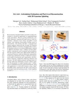 SplArt: Articulation Estimation and Part-Level Reconstruction with 3D Gaussian Splatting